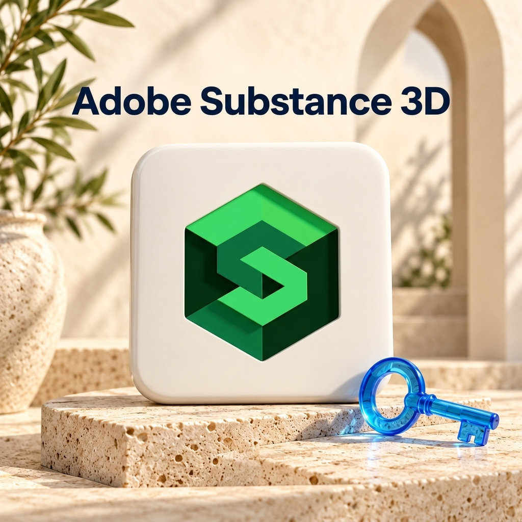 لایسنس Adobe Substance 3D Collection — مجموعه طراحی متریال و تکسچر سه‌بعدی