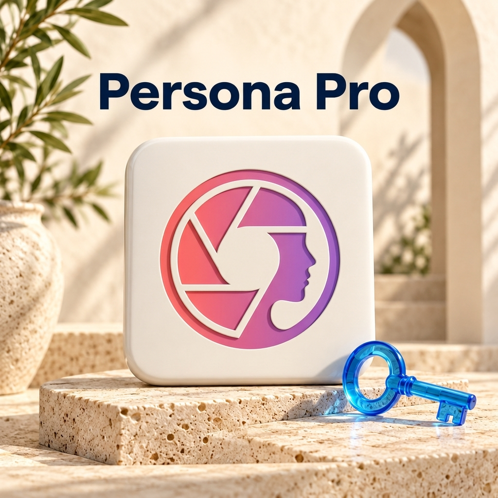 اشتراک Persona Beauty Camera Pro — روتوش حرفه‌ای عکس و ویدیو (iOS)