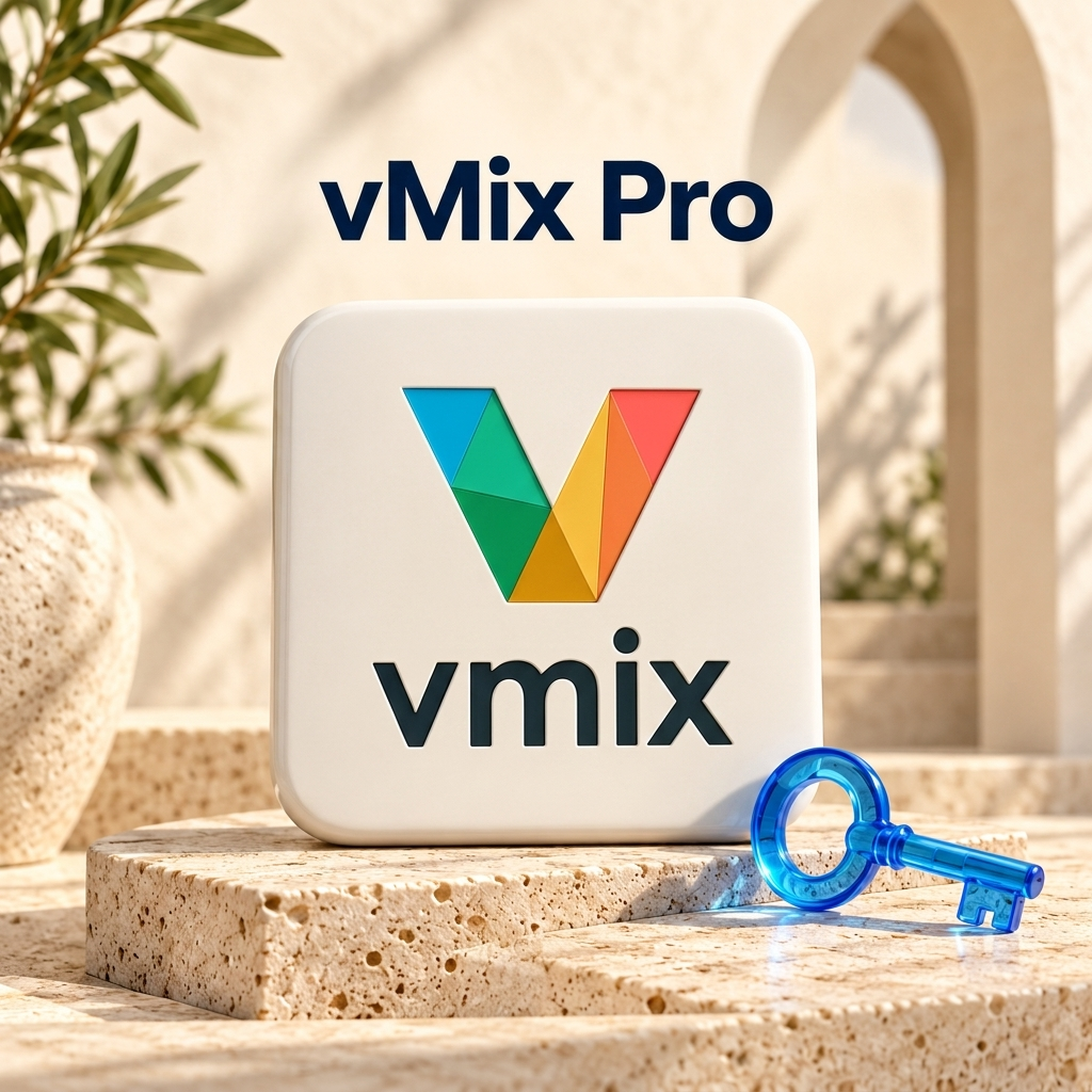 لایسنس vMix 29 Pro — نرم‌افزار کارگردانی و استریم زنده حرفه‌ای (۶۰ روزه)