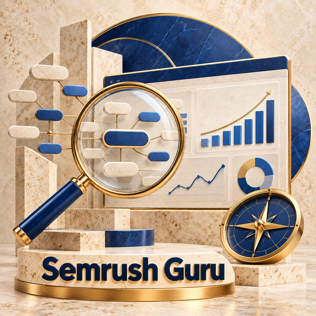 اکانت SEMrush Guru (تحلیل جامع سئو)