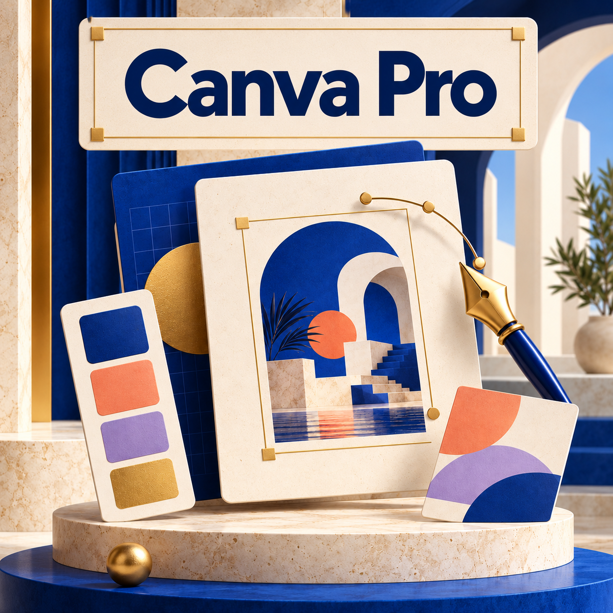 اکانت Canva Pro (فعال‌سازی روی ایمیل شخصی)
