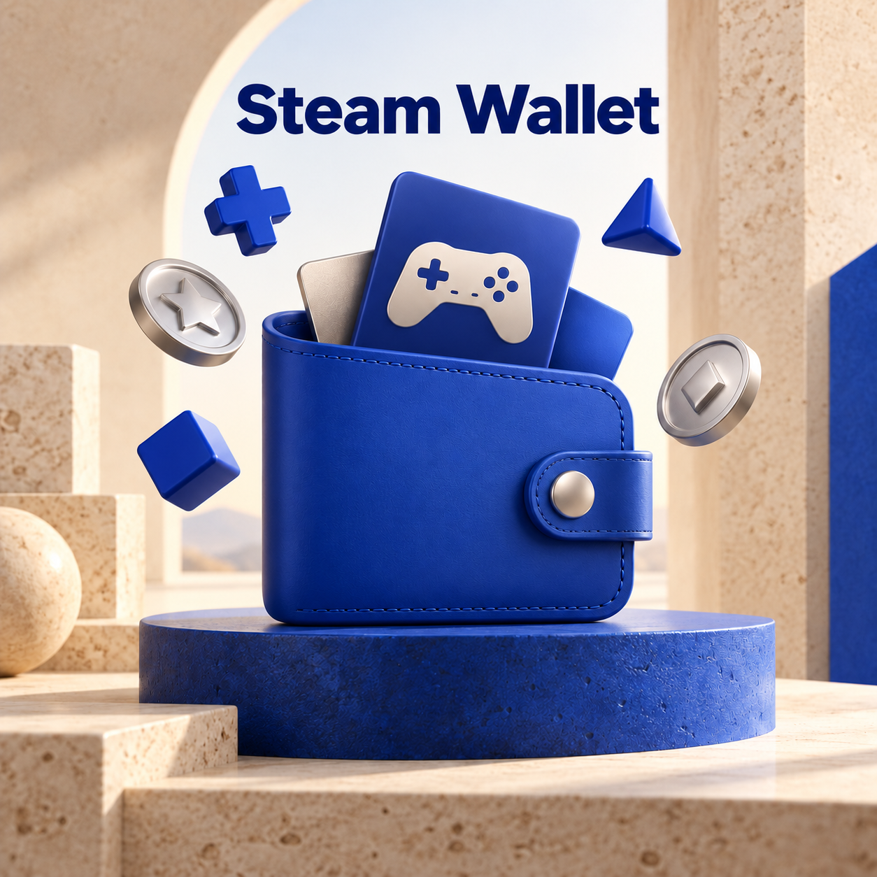 گیفت کارت استیم والت (Steam Wallet Card)